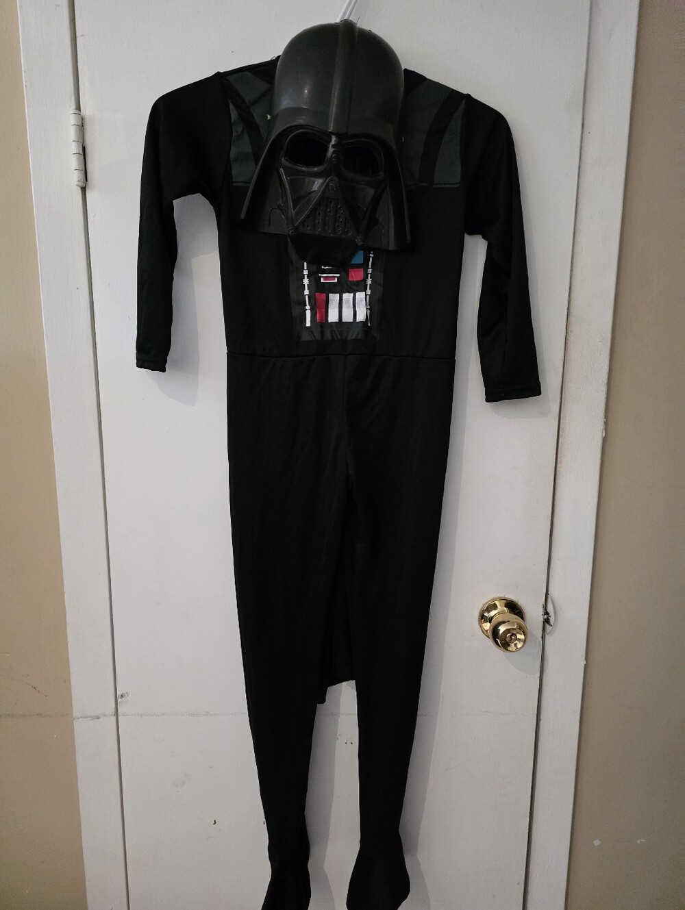 Kids Black Superhero Costume with Mask